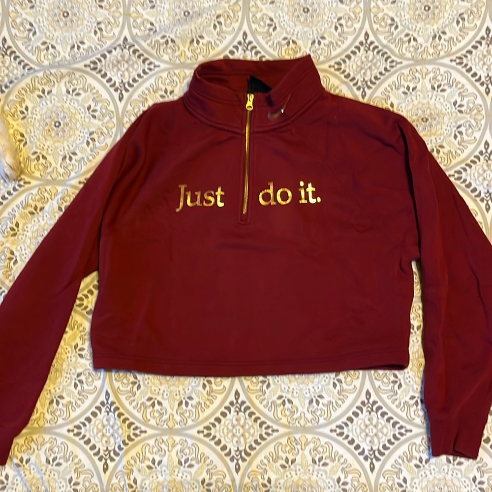 This listing is for 2 cropped Nike sweatshirts.